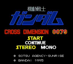Kidou Senshi Gundam - Cross Dimension 0079