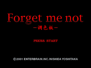 Forget me not 勿忘我-调色板-