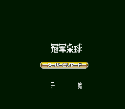 冠军桌球 (少量汉化)(死神DIY)