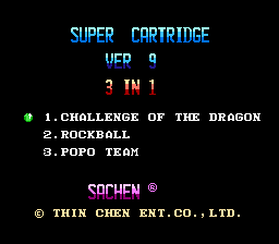 Super Cartridge Ver 9 - 3 in 1