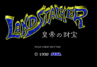 Landstalker - Koutei no Zaihou (Mega Drive Mini)