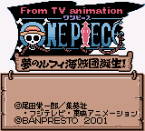 From TV Animation One Piece - Yume no Luffy Kaizokudan Tanjou! (SGB Enhanced)