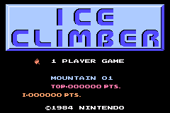 任天堂FC珍藏游戏系列第3辑-冰人 Famicom Mini Vol. 03 - Ice Climber