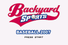 后院运动 - 棒球 2007 Backyard Sports - Baseball 2007