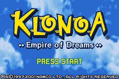 风之克罗帝亚-梦见帝国 Klonoa - Empire of Dreams