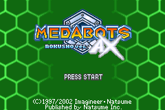 金属机器人大战AX-六书版 Medabots AX - Rokusho Version