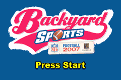 后院运动 - 橄榄球 2007 Backyard Sports - Football 2007