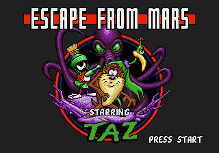 Escape from Mars Starring Taz (1994-06-20)