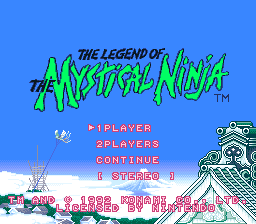 Legend of the Mystical Ninja, The