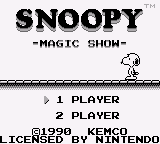 Snoopy's Magic Show