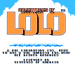 Adventures of Lolo (Virtual Console)