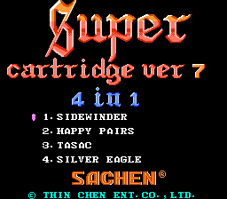 Super Cartridge Ver 7 - 4 in 1 (Ja)