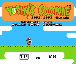 Yoshi's Cookie (Virtual Console)