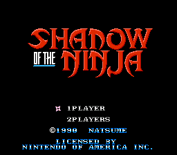 Shadow of the Ninja