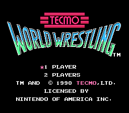 Tecmo World Wrestling
