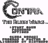 Contra - The Alien Wars (SGB Enhanced)