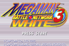 洛克人战斗网络EXE 3-白版 Megaman Battle Network 3 White