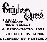 Knight Quest
