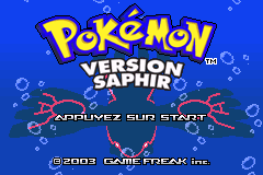 口袋妖怪蓝宝石 Pokemon - Version Saphir
