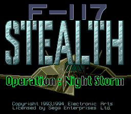 F-117 Stealth - Operation - Night Storm