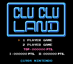 Clu Clu Land (Virtual Console)
