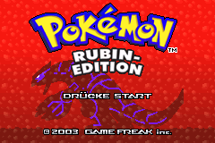 口袋妖怪-红宝石 Pokemon - Rubin-Edition