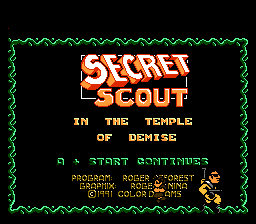 Secret Scout in the Temple of Demise