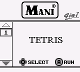 Mani 4 in 1 - Tetris + Alleyway + Yakuman + Tennis (Ja)