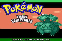 口袋妖怪-绿叶 Pokemon - Version Vert Feuille