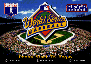 World Series Baseball (1994-02-18)