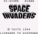 Space Invaders (SGB Enhanced)