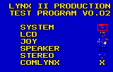 Programa de Prueba de Producci&oacute;n Lynx II