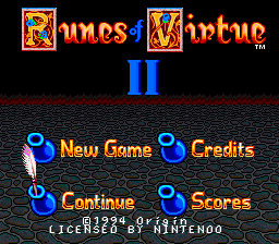 Ultima - Runes of Virtue II