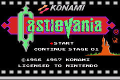 任天堂FC珍藏游戏系列第29辑 Classic NES Series - Castlevania(UE)