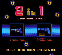 Lightgun Game 2 in 1 - Tough Cop + Super Tough Cop (Ja)