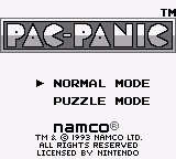 Pac-Panic (SGB Enhanced)