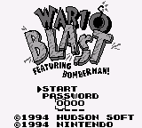 Wario Blast featuring Bomberman! (SGB Enhanced)