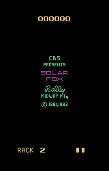 Solar Fox (1983) (CBS Electronics)