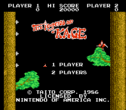 Legend of Kage, The (Virtual Console)