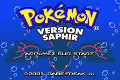 口袋妖怪-蓝宝石 Pokemon - Version Saphir
