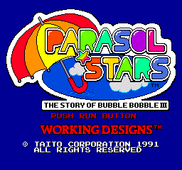 Parasol Stars - The Story of Bubble Bobble III