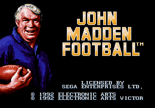 John Madden Football - Pro Football