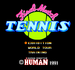 Final Match Tennis