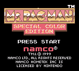 Ms. Pac-Man - Special Color Edition (SGB Enhanced)