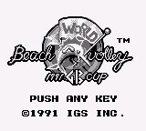 World Beach Volley: 1991 GB Cup