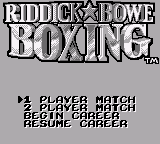 Riddick Bowe Boxing