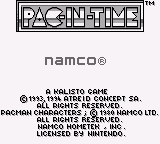 Pac-In-Time (SGB Enhanced)