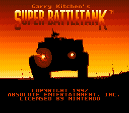Garry Kitchen's Super Battletank