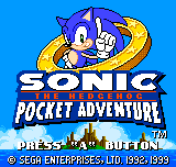 Sonic The Hedgehog - Pocket Adventure