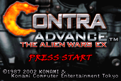 魂斗罗-异型战争EX Contra Advance - The Alien Wars EX